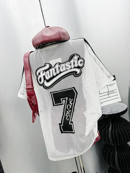 Product image - Áo lưới thêu số 7