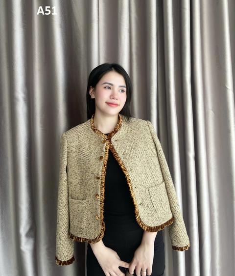 Product image - A51 - nâu tiêu viền nhung