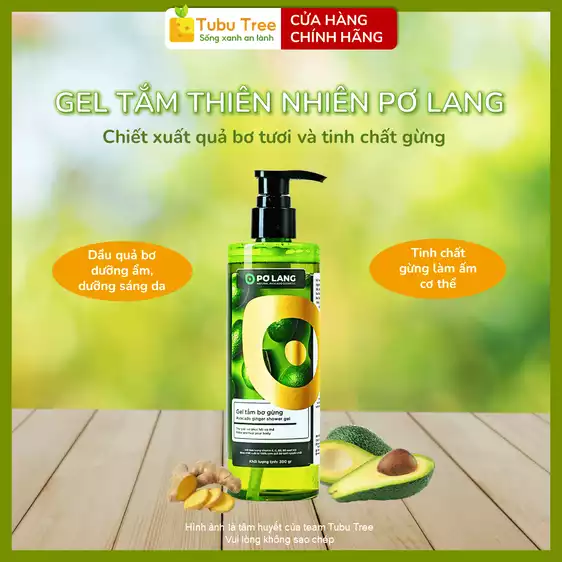 Product image - Gel Tắm Thảo Dược Bơ Bạc Hà Khuynh Diệp và Bơ Gừng Pơ Lang 300ml