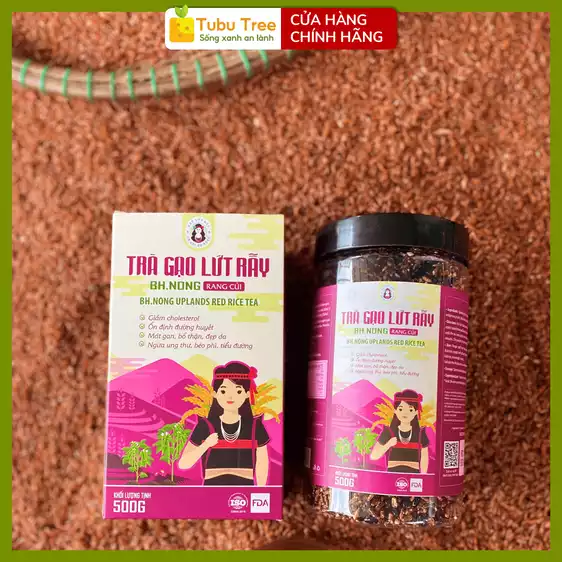 Product image - Trà gạo lứt rẫy BH.NONG