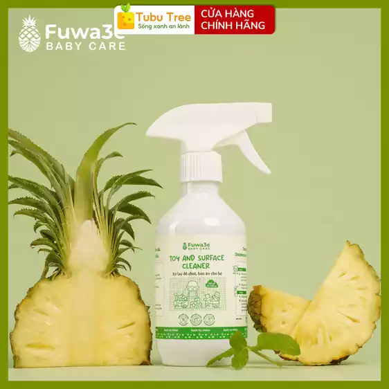 Product image - Dung dịch sát khuẩn đồ chơi trẻ em Fuwa3e 300ml thành phần thiên nhiên an toàn cho bé