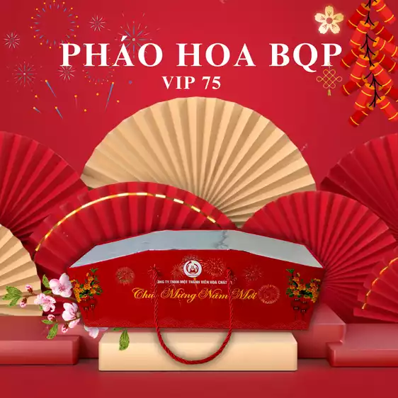 Product image - Giàn pháo hoa Bộ Quốc phòng 75 ống – Combo Giàn pháo hoa V75