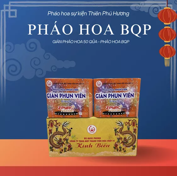 Product image - Giàn pháo hoa BQP 50 ống