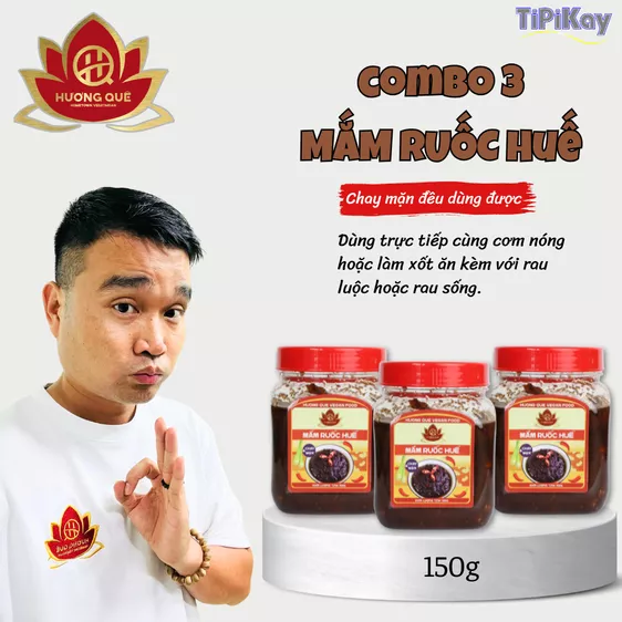 Product image - [Combo 3 món]  3 Mắm Ruốc  Huế Chay 150g