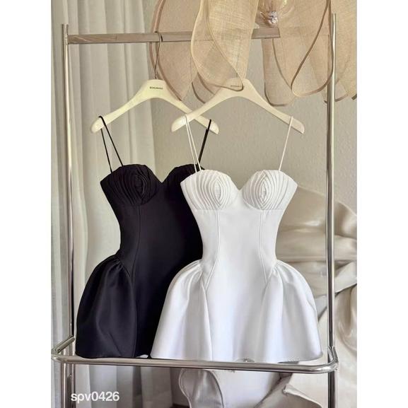 Product image - Đầm 2 dây phồng cúp ngực