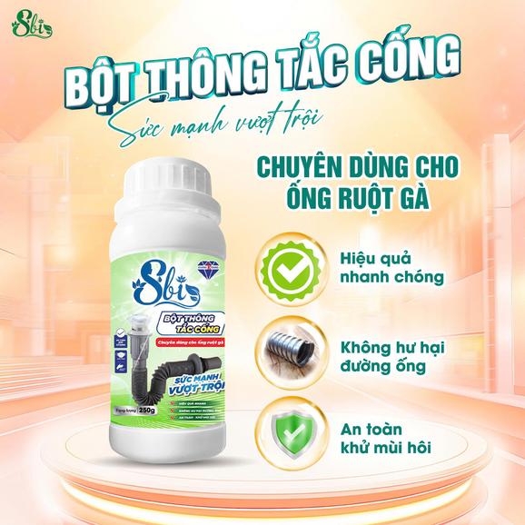 Product image - THÔNG TẮC CỐNG SBI MỀM 250G