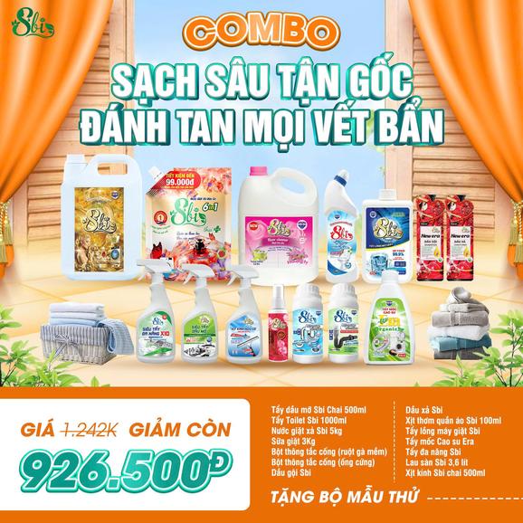 Product image - COMBO SẠCH SÂU TẬN GỐC, ĐÁNH TAN MỌI VỀ BẨN 926K
