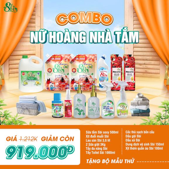 Product image - COMBO NỮ HOÀNG PHÒNG TẮM 919K