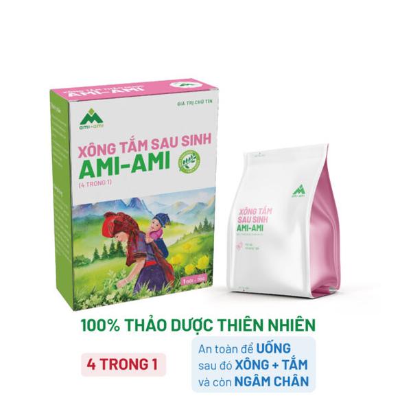 Product image - Xông tắm sau sinh Ami-Ami (4in1) Hộp 1gói