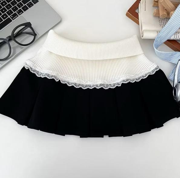 Product image - ກະໂປ່ງສັ້ນຫົວພັບ