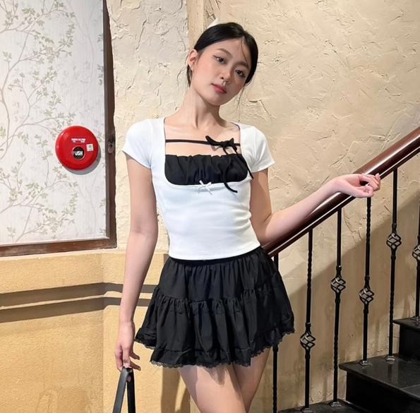 Product image - ເສື້ອຄໍຈະຈຸລັດໂບຜູກ