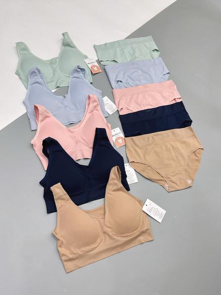 Product image - D582 COMBO 2 SET ÁO BRA + QUẦN CHIP BELLEZEON ( màu ngẫu nhiên )