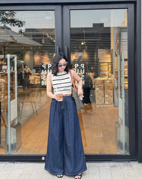 Product image - K QUẦN JEAN SUÔNG XANH ĐẬM MISS SIXTY - SALE