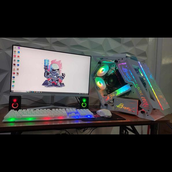 Product image - AMD A8 - Cyborg Rog Computer Package White