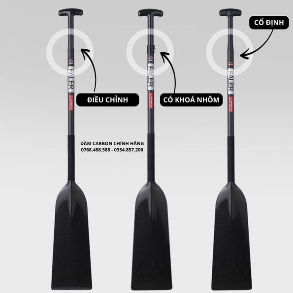 Product image - Mái Chèo Carbon Faler (Loại Cố Định 1m15/1m20/1m125) - Ổn Định Tối Ưu, Lựa Chọn Chuyên Biệt! 🔥