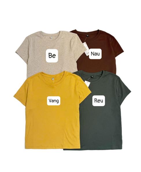 Product image - C133 ÁO CRT TRƠN UNI CỔ TRÒN ( XL ) - SALE