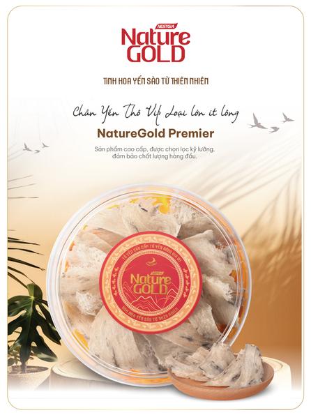 Product image - Chân yến thô VIP loại lớn ít lông NatureGold Premier