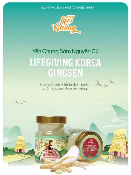 Product image - Yến chưng Sâm nguyên củ LifeGiving NestGia