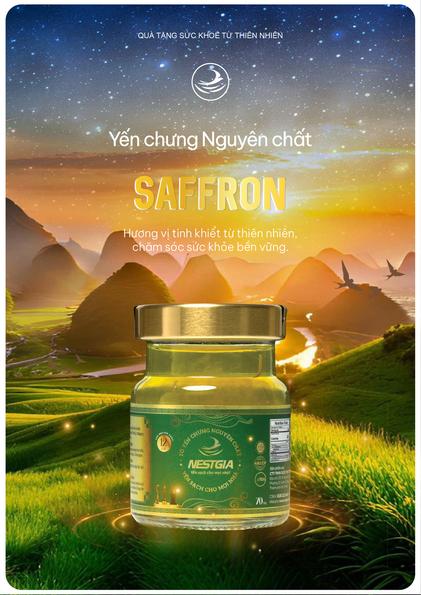 Product image - Yến hũ tiệt trùng Saffron thượng hạng NestGia
