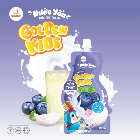 Product image - Nước yến trái cây trẻ em Golden Kids VỊ VIỆT QUỐC