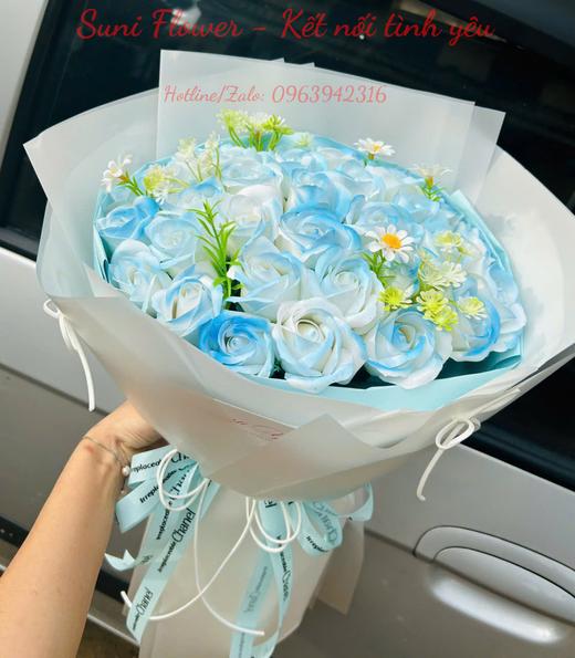 Product image - Hoa sáp Galaxy xanh dương