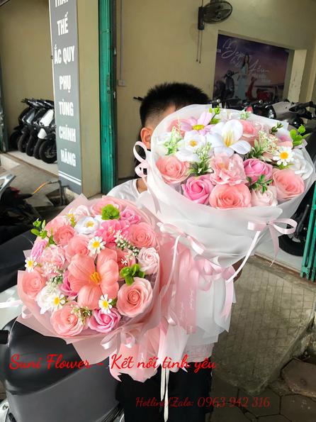 Product image - Hoa sáp galaxy hồng