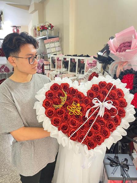 Product image - Hoa nhũ trái tim 50b