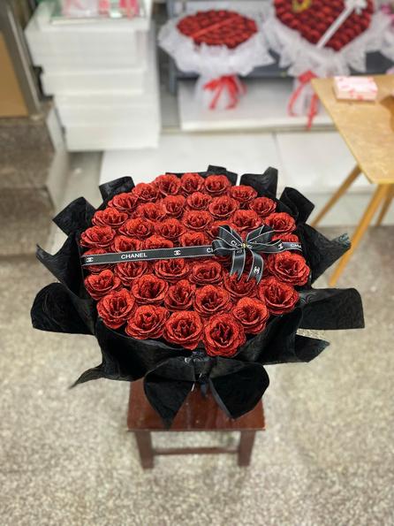 Product image - Hoa nhũ 30b RED