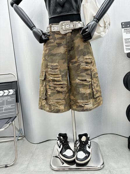 Product image - Quần bò nguỵ ngắn