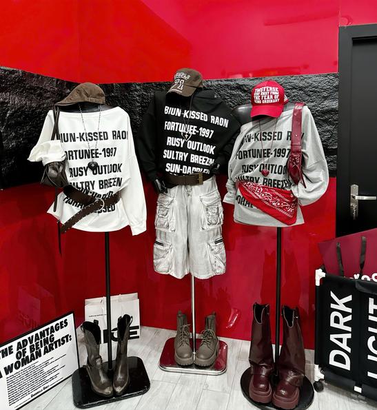 Product image - Áo Lệch Vai In Chữ