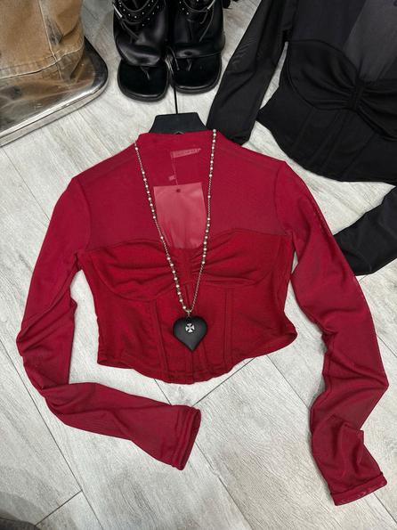 Product image - áo lưới crt tay dài cổ 3p