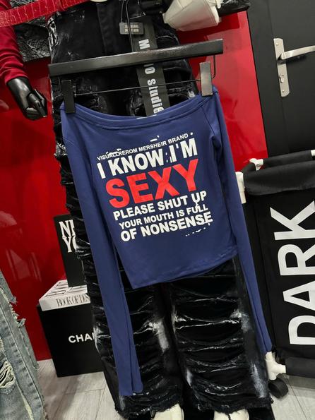 Product image - Áo Dài Tay chữ Sexy