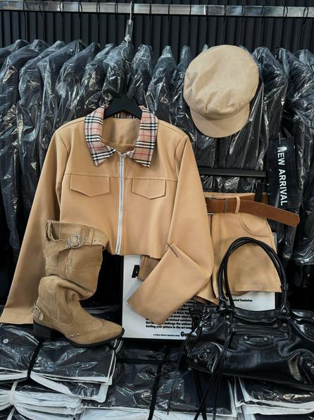 Product image - set áo khoác mix quần sooc