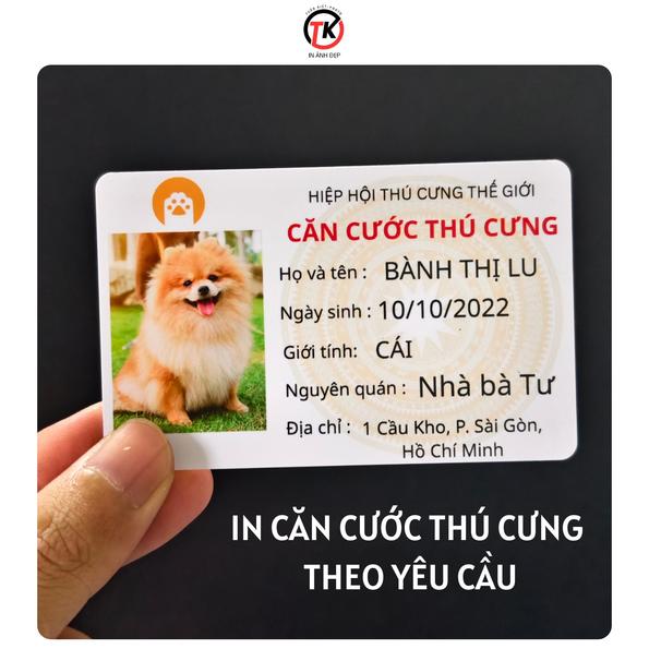 Product image - Thẻ Căn Cước Thú Cưng In Theo Yêu Cầu