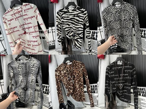 Product image - Áo Họa Tiết Dài Tay 6 Màu