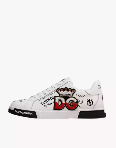 Product image - Dolce & Gabbana Sneakers leather white