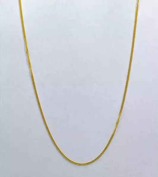 Product image - 18k Saudi Gold Flat Necklace