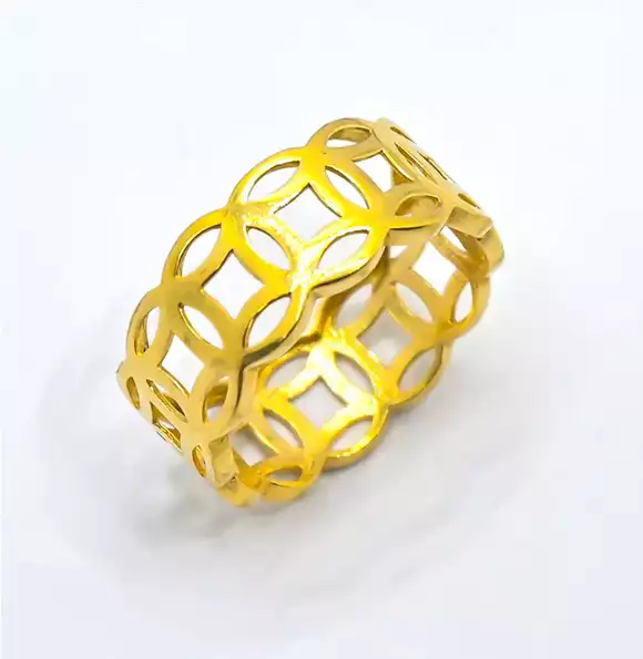 Product image - 18k Saudi Gold Money Ring