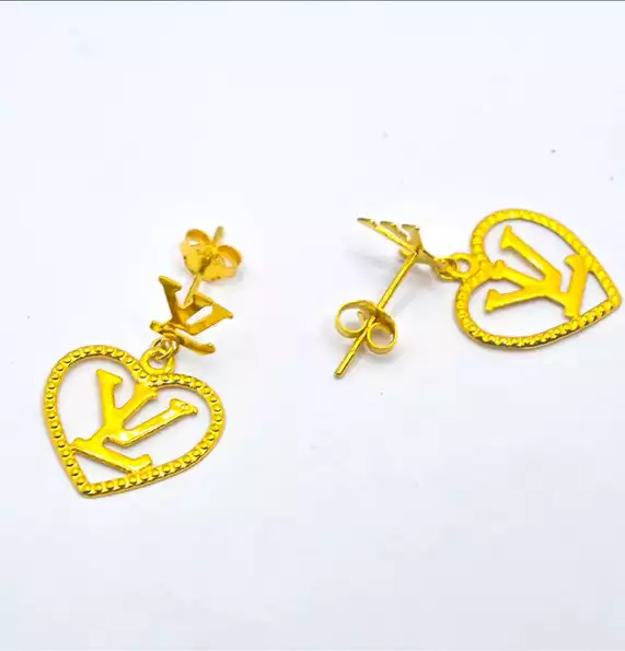 Product image - 18k Saudi Gold Darling LV Earrings