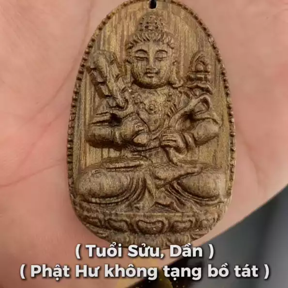 Product image - Mặt Vòng Độ Mệnh Tuổi Sửu & Dần - Hư Không Tạng Bồ Tát