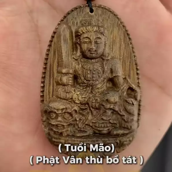 Product image - Mặt Vòng Độ Mệnh Tuổi Mão - Văn Thù Bồ Tát