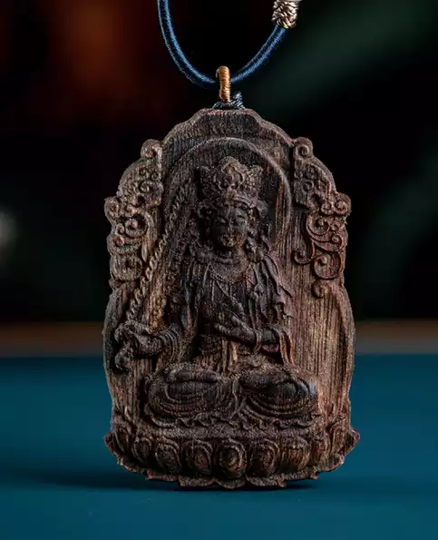 Product image - Tuổi Sửu & Dần- Dây Chuyền Trầm Hương Hư Không Tạng Bồ Tát