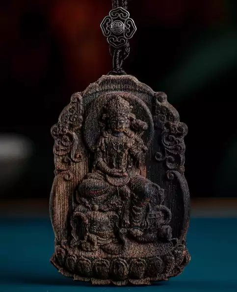 Product image - Tuổi Thìn & Tỵ - Dây Chuyền Trầm Hương Phổ Hiền Bồ Tát