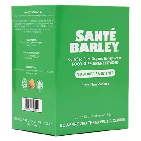Product image - Sante Barley No Added Sweetener, Box of 10s