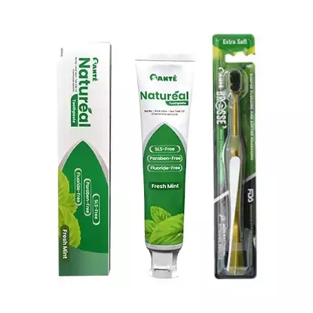 Product image - Natureal Toothpaste 100ml with Brosse Toothbrush