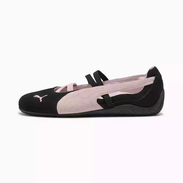 Product image - Speedcat Suede Ballet Shoes - Black Pink