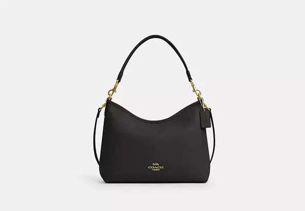 Product image - Black/Pebbled Leather/Gold