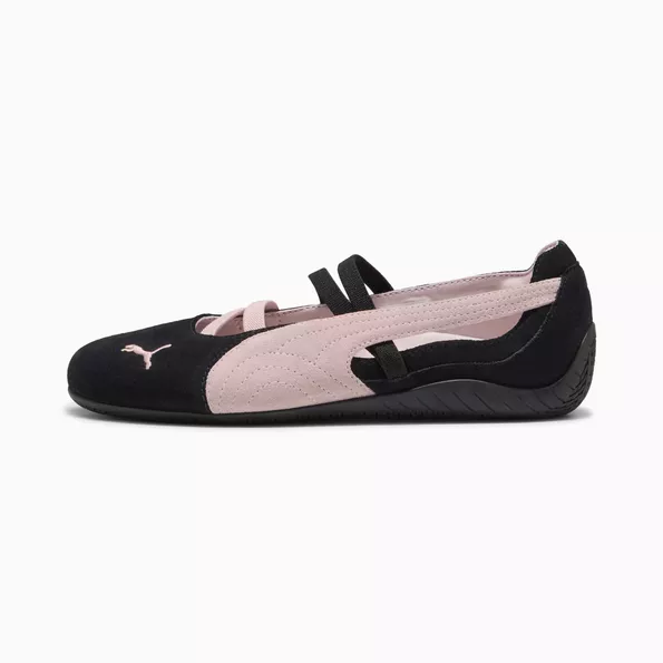 Product image - Speedcat Suede Ballet Shoes - Black Pink