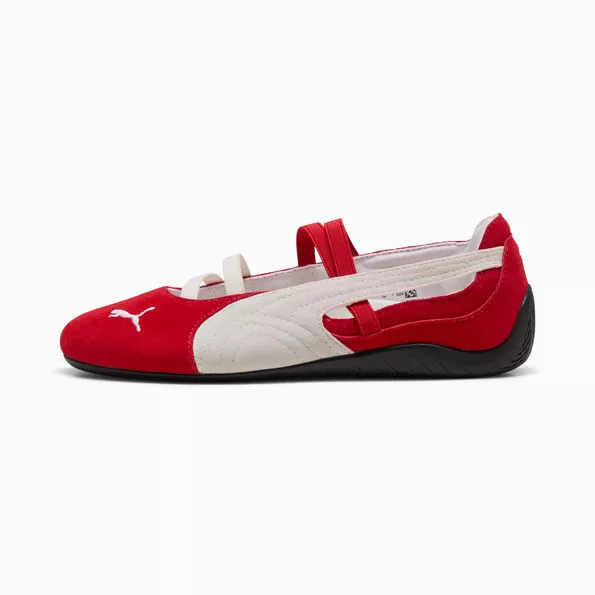 Product image - Speedcat Suede Ballet Shoes - Red White