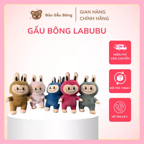 Product image - Gấu Bông Labubu 70cm, Thú Nhồi Bông Nhe Răng Lông Mịn Hot Trend